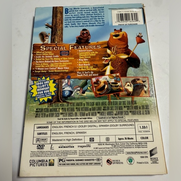 Open Season Full Screen Special Edition DVD - Picture 2 of 3